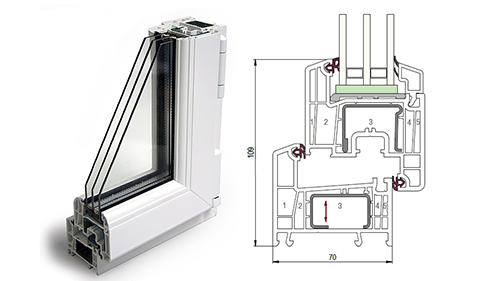 Балконный блок 1500 x 2200 - REHAU Delight-Design 40 мм Люберцы